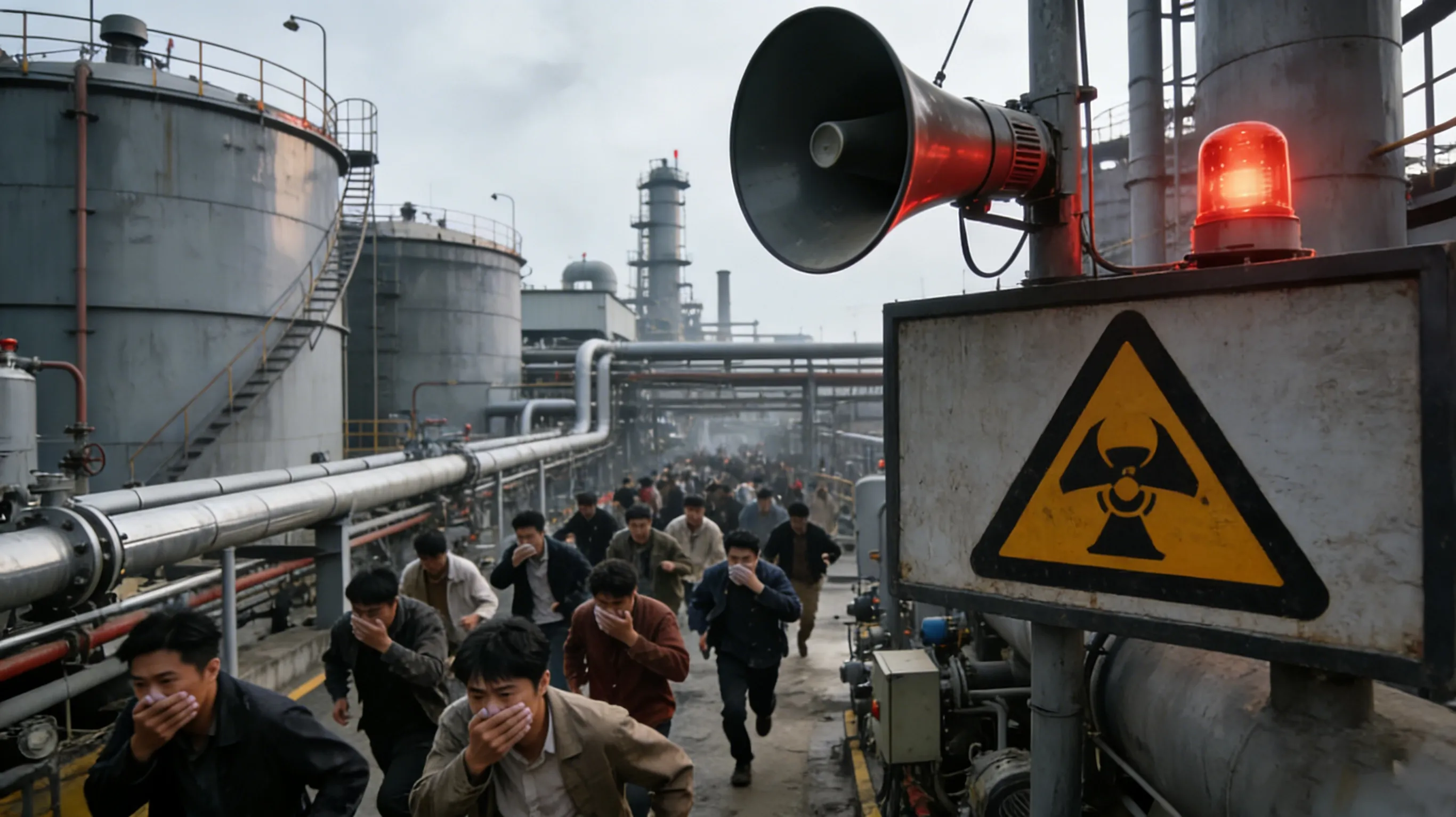 Объяснение функции экстренного эвакуационного разговора с взрывозащищённым телеф