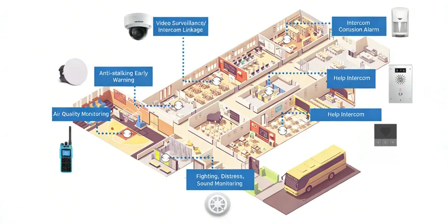 Комплексное решение для интеллектуального кампуса с интегрированным сенсорным уп