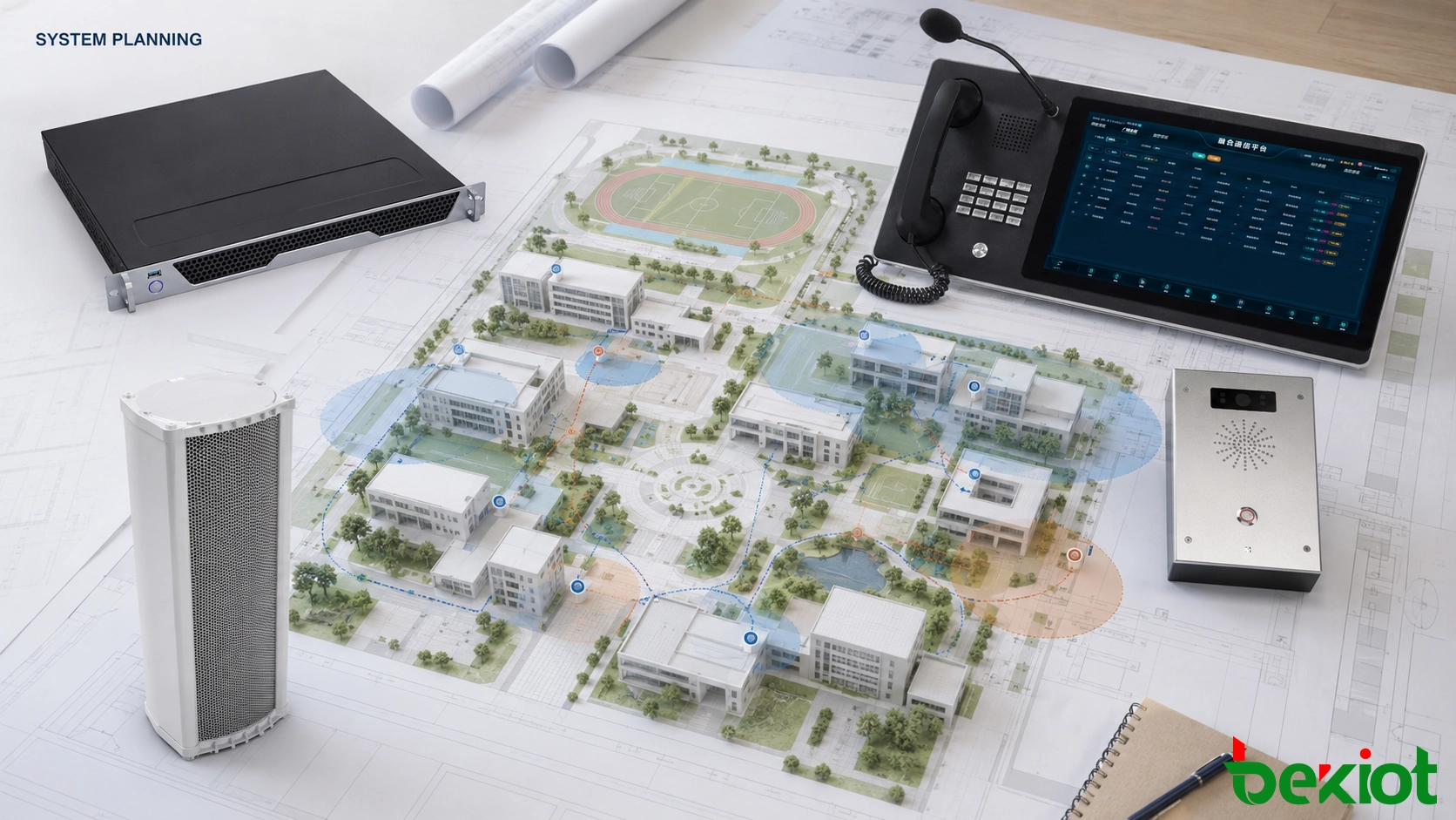 Проектирование campus-коммуникаций с интеграцией PA, телефонии, переговорных устройств, сигнализации и диспетчерской